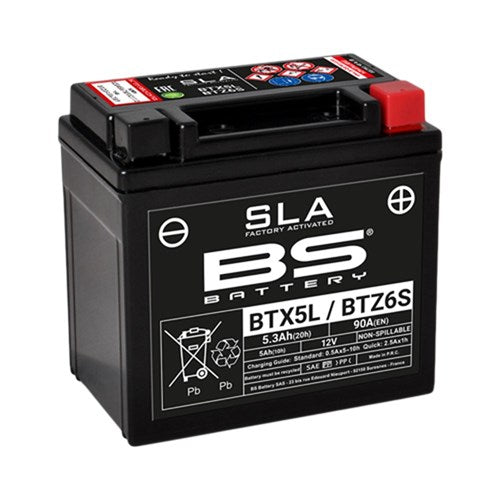 BS BATTERY SLA - BTX5L/BTZ6S (FA) - [CTN 8] (UN2800/CLASS 8)