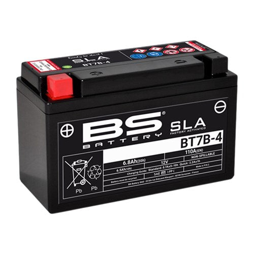 BS BATTERY SLA - BT7B-4 (FA) - [CTN 8] (UN2800/CLASS 8)