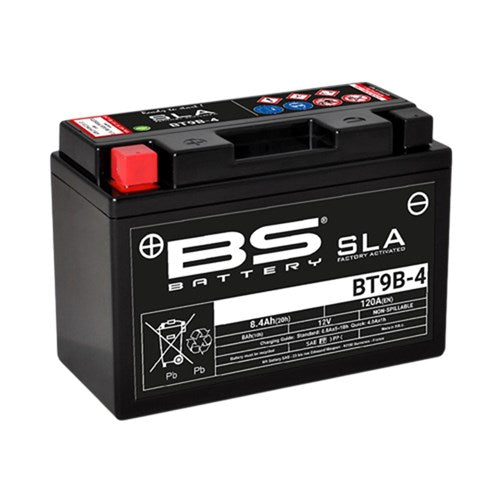 BS BATTERY SLA - BT9B-4 (FA) - [CTN 6] (UN2800/CLASS 8)