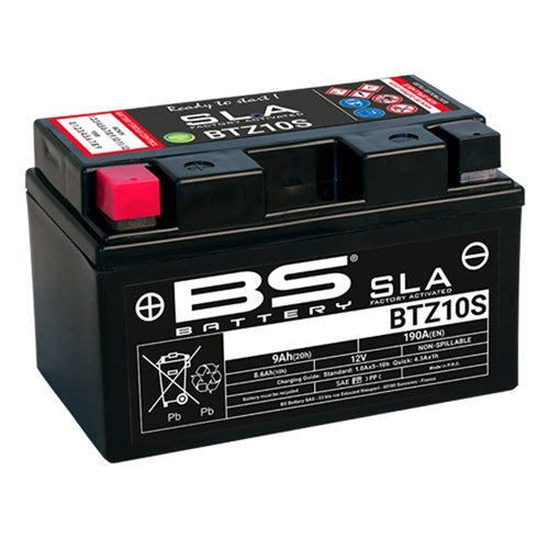 BS BATTERY SLA - BTZ10S (FA) - [CTN 4] (UN2800/CLASS 8)