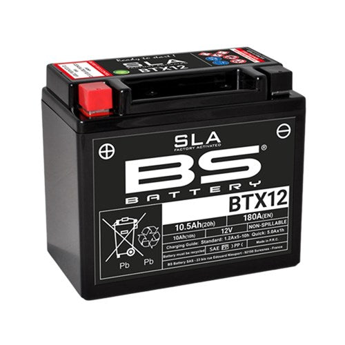 BS BATTERY SLA - BTX12 (FA) - [CTN 4] (UN2800/CLASS 8)