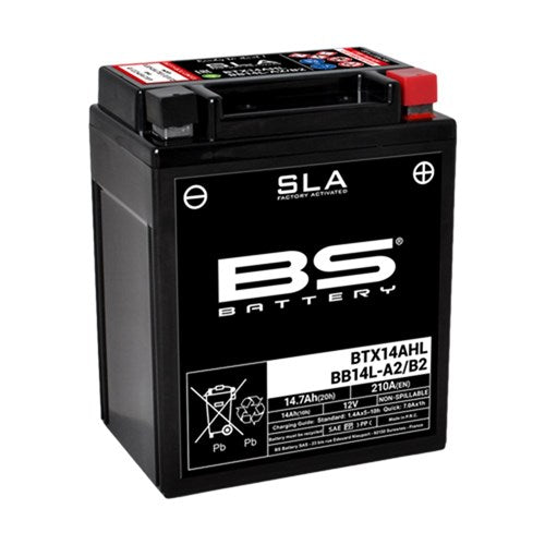 BS BATTERY SLA - BTX14AHL/ BB14L-A2/B2 (FA) - [CTN 4] (UN2800/CLASS 8)