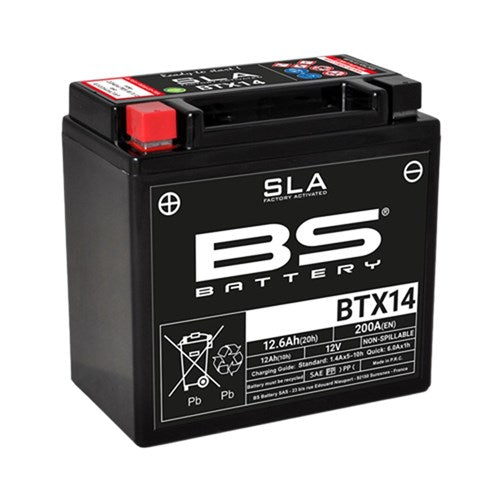 BS BATTERY SLA - BTX14 (FA) - [CTN 4] (UN2800/CLASS 8)