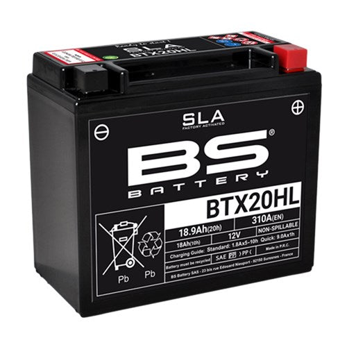 BS BATTERY SLA - BTX20HL (FA) - [CTN 4] (UN2800/CLASS 8)