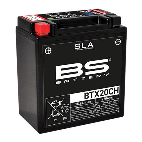 BS BATTERY SLA - BTX20CH (FA) - [CTN 4] (UN2800/CLASS 8)