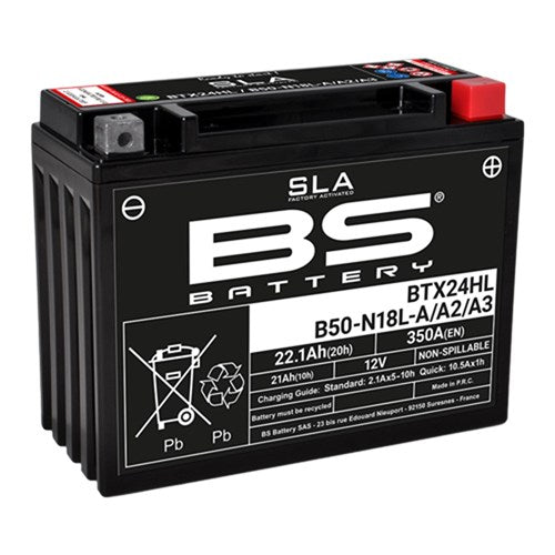 BS BATTERY SLA - BTX24HL/B50N-18L-A/A2/A3 (FA) - [CTN 4] (UN2800/CLASS 8)