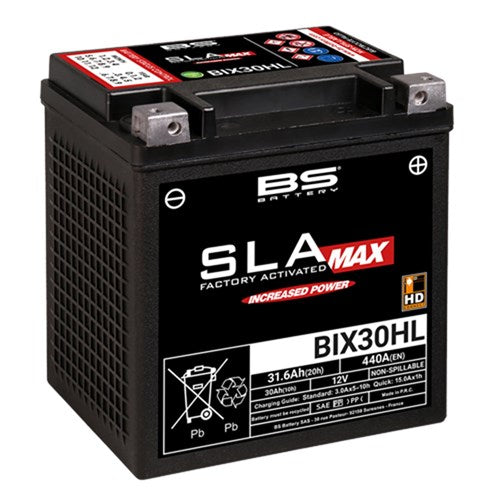 BS BATTERY SLA MAX - BIX30HL (FA) - [CTN 2] (UN2800/CLASS 8)