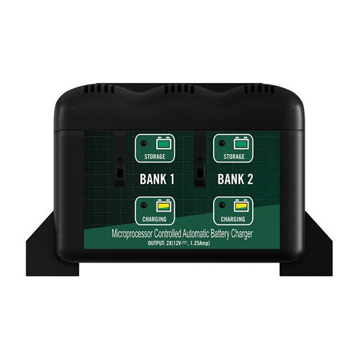 BATTERY TENDER CHARGER 2 BANK 1.25A