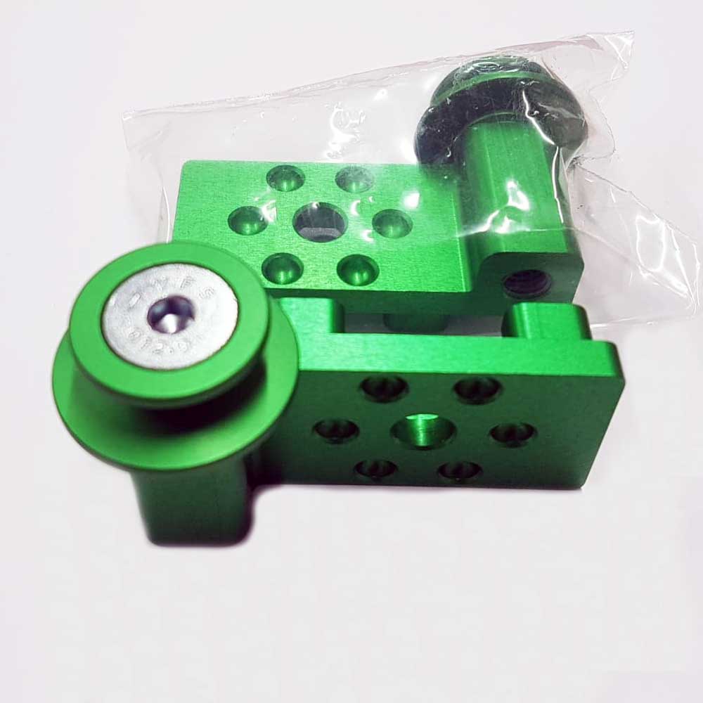 CHAIN ADJUSTER WITH PICK UP SPOOLS Z 125 - PRO - BR125 17-22 - GREEN - CAB634GRN