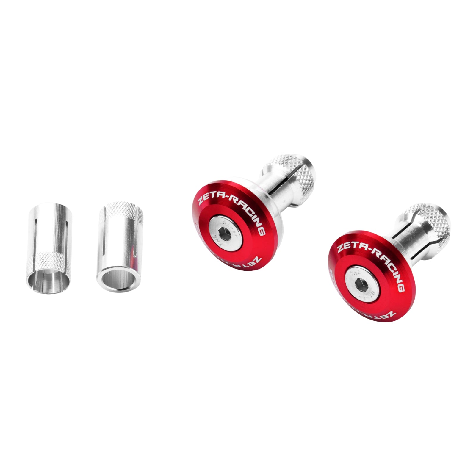 Zeta Bar End Plugs 29mm (2 Pack) - Red