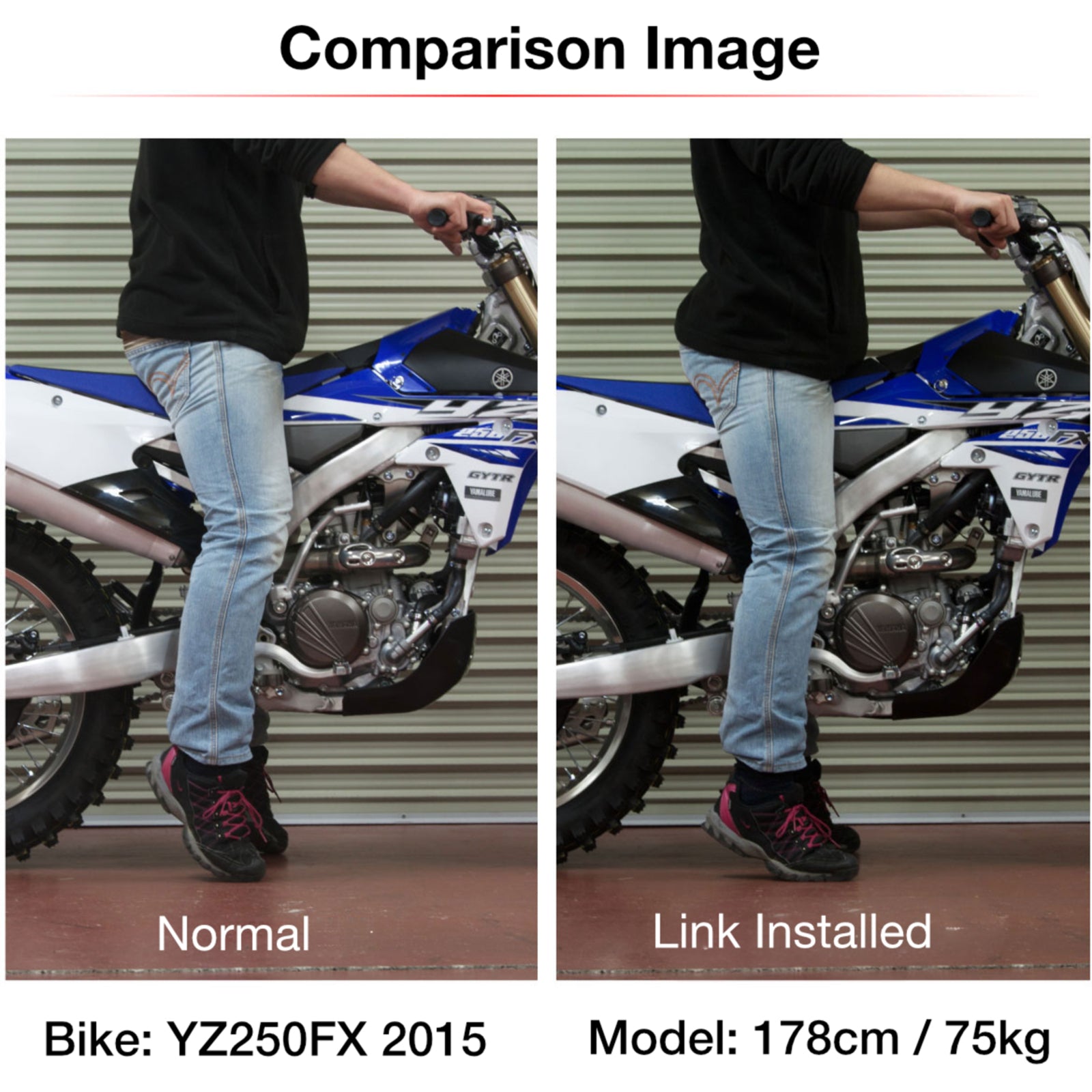 Zeta RSL Low Down Link -20mm - Yamaha YZ125 ('06-) / YZ250 ('06-) / YZ125X ('17-