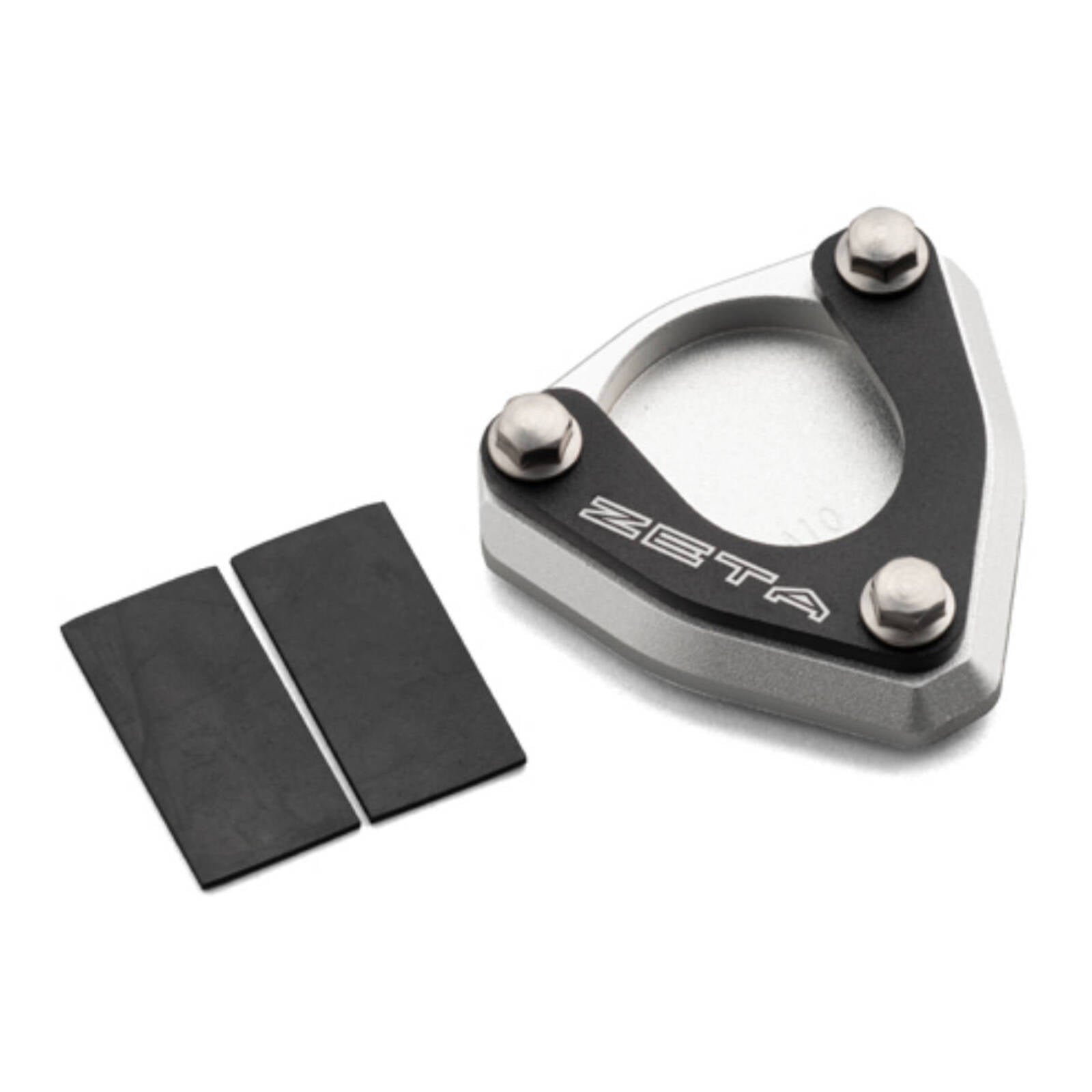 Zeta Side Stand Extender - Black / Silver - Husqvarna 701 Enduro ('17-) / KTM 69