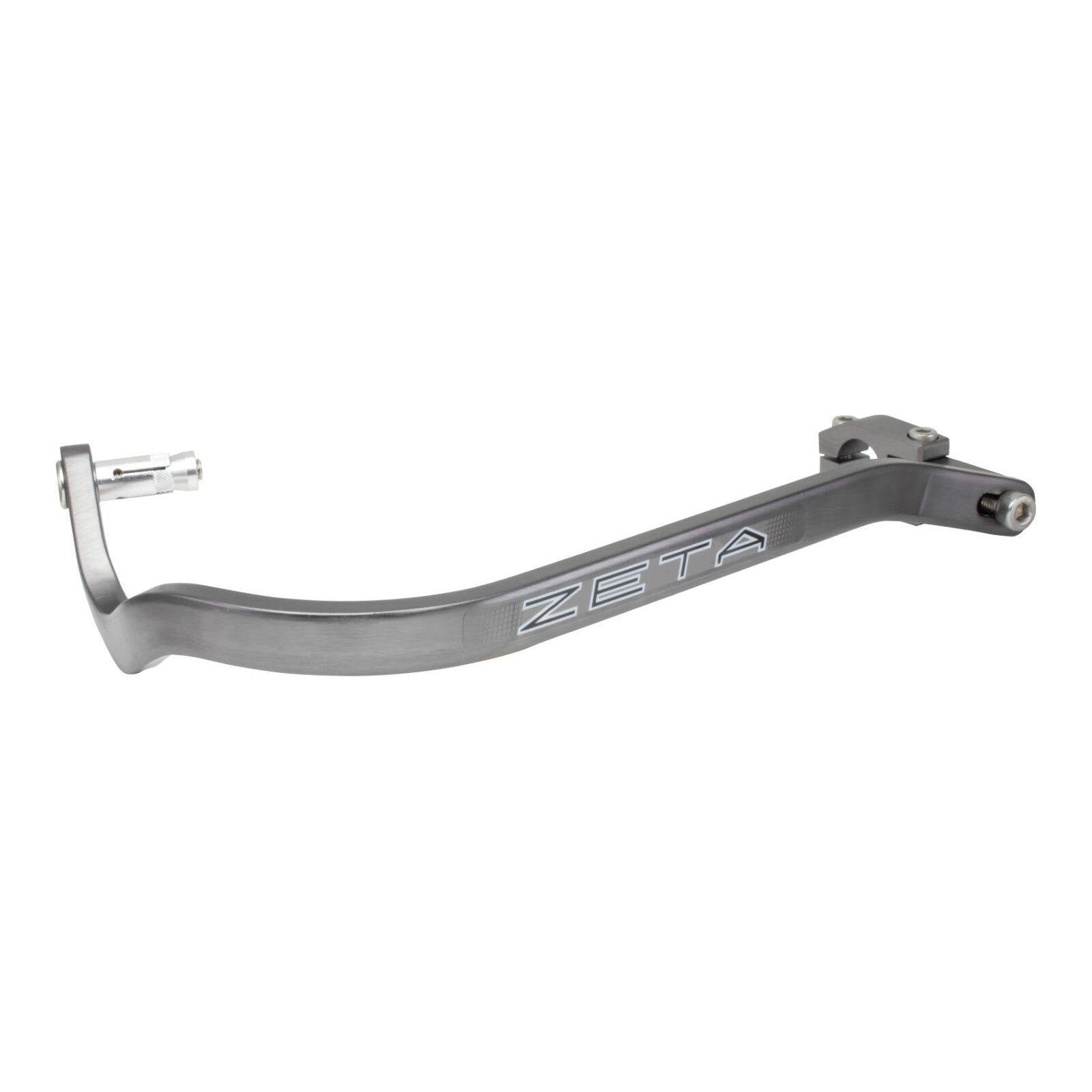 Zeta Armour Handguards Bent for 22.2mm Handlebars - Titanium