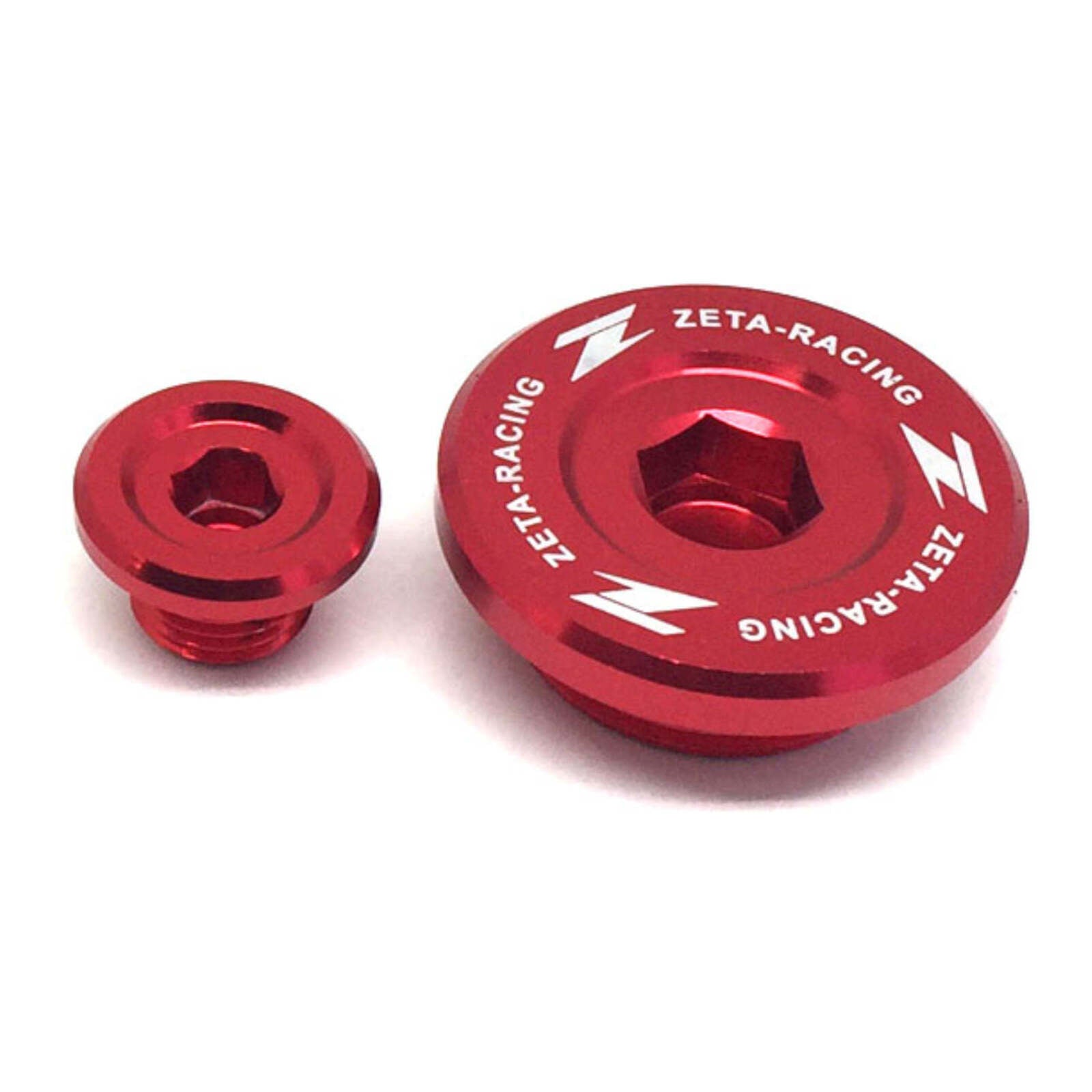 Zeta Engine Plug Set - Suzuki RM-Z250 ('07-), RM-Z450 ('05-) - Red