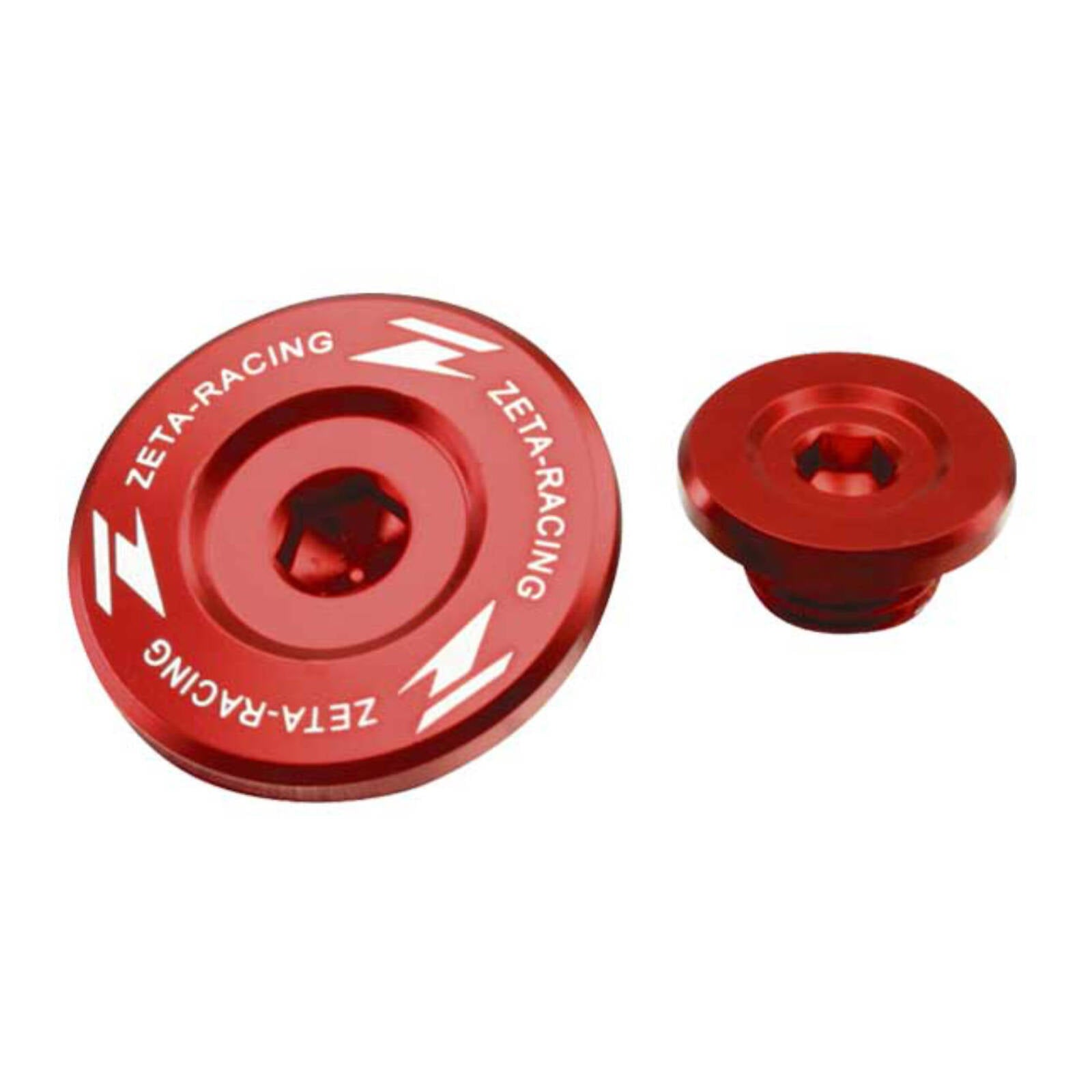 Zeta Engine Plug Set - Yamaha YZ250F ('01-'13), WR250R / WR250X, TT-R50 - Red