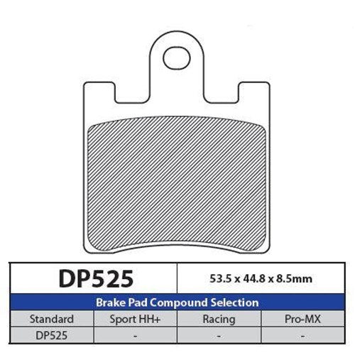 DP SINTERED BRAKE PADS - DP525