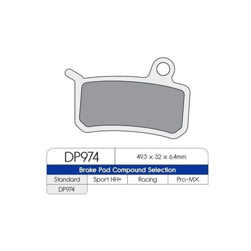 DP SINTERED BRAKE PADS (OVERSIZE FOR DP924)