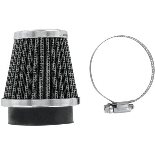 EMGO AIR FILTER POD 42MM TAPERED/CHR CAP (CTN108)