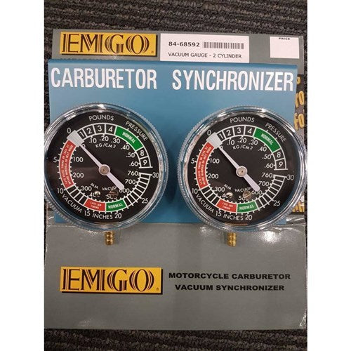 EMGO VACUUM GAUGE 2CYL