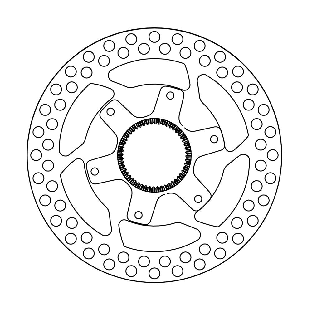 FERODO DISC ROTOR TZ-22 CENTER LOCK 140mm (1.8mm)