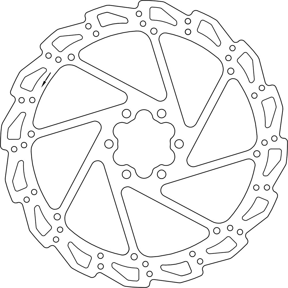 FERODO DISC ROTOR TZ-23 6-BOLT 180mm (2.3mm)