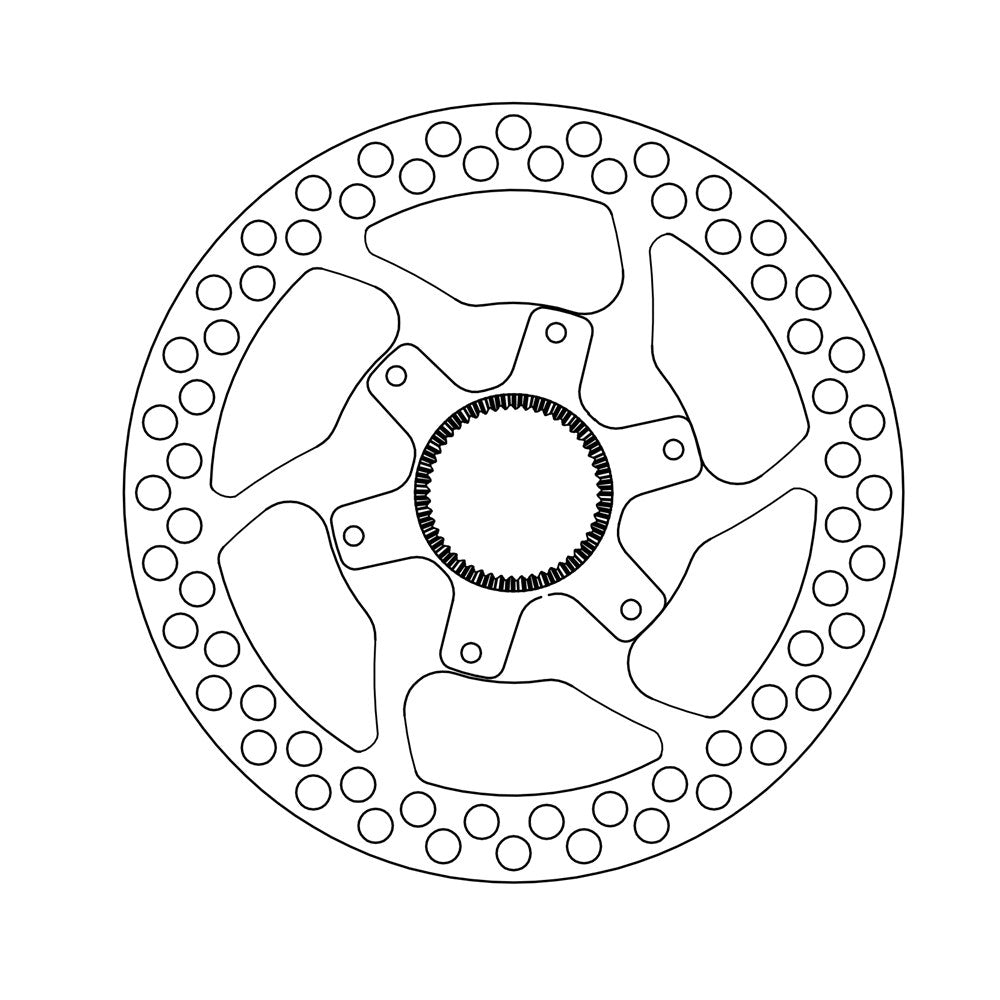 FERODO DISC ROTOR TZ-22 CENTER LOCK