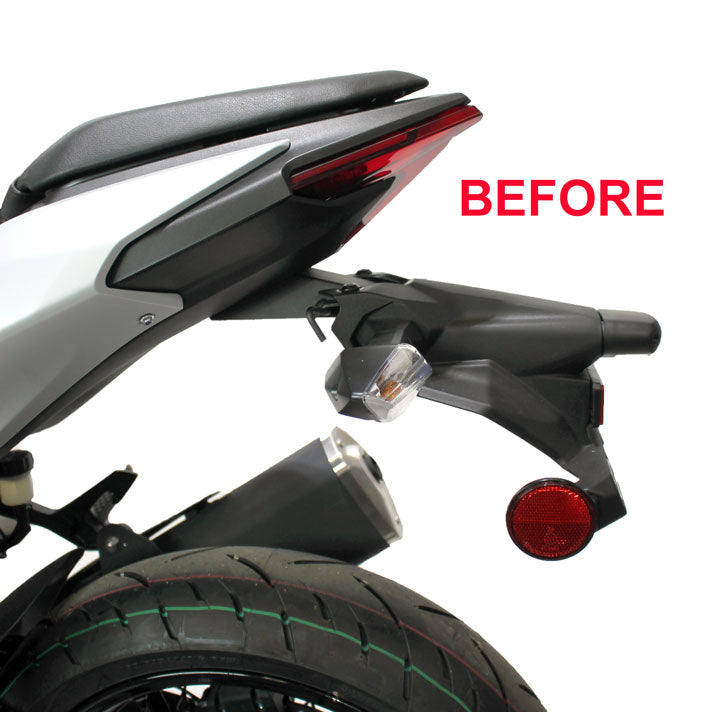 OGGY FENDER ELIMINATOR NINJA 500 & Z 500 24-25 (Black) - FE662