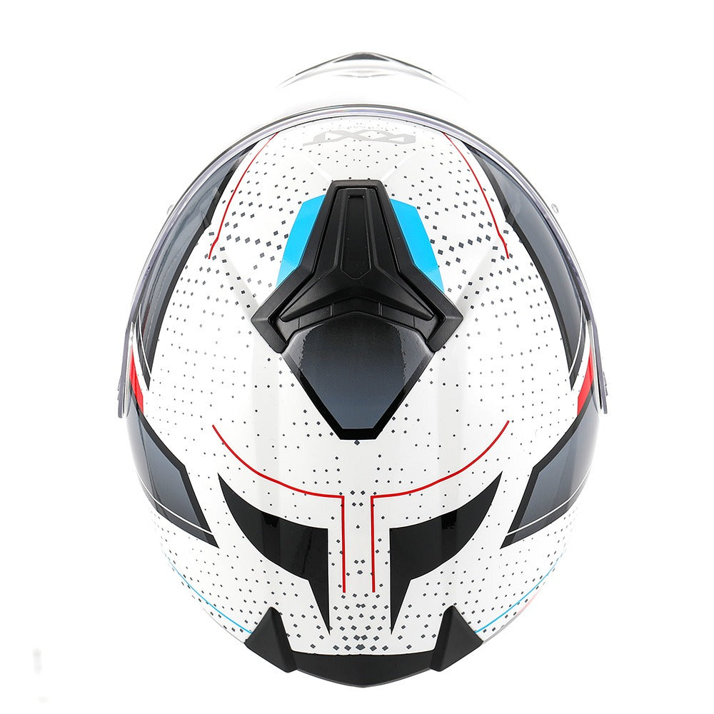 918 FLIP-UP FUSION GLOSS WHITE BLACK RED