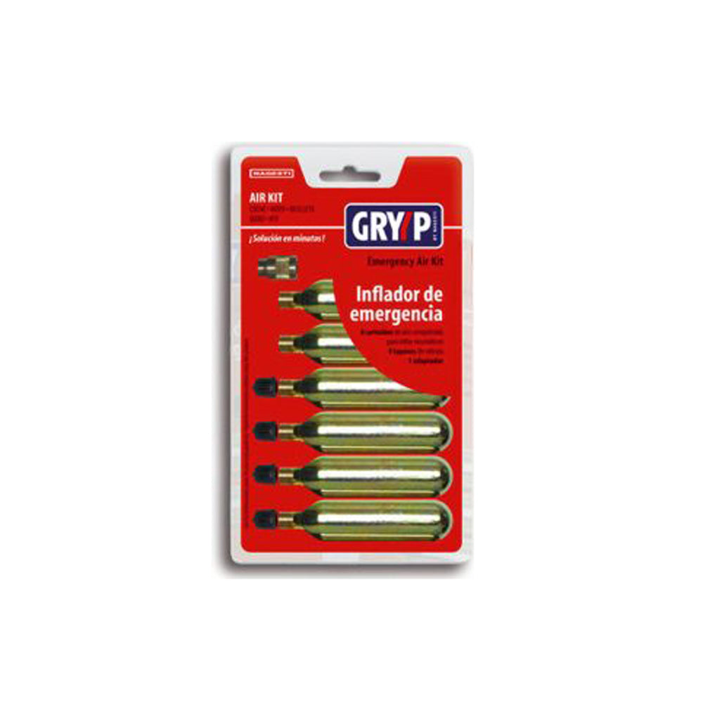 REPLACEMENT Co2 BOTTLES (6 x Co2 bottles + 1 x GV001) - GB006