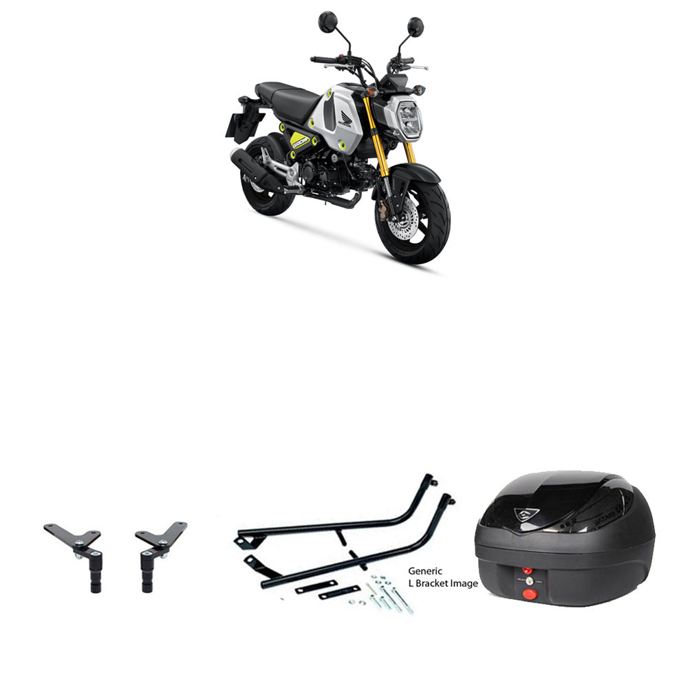 V36 Wizard Black Topbox Kit MSX 125 (GROM) 21-24 - H174V36BPBLK