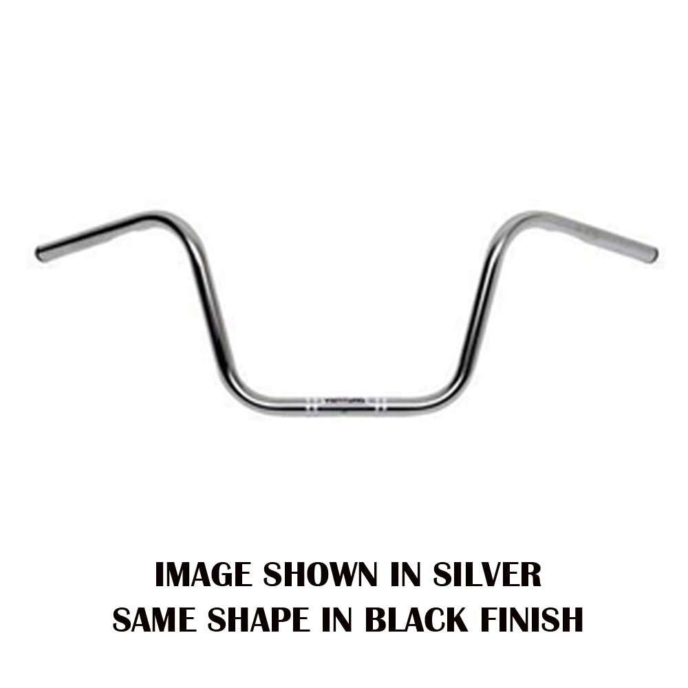 VENTURA 10 INCH APE BAR 1 INCH BLACK - HD08B