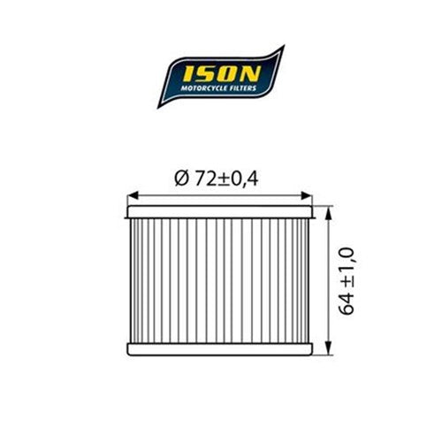 ISON 133 ELEMENT OIL FILTER