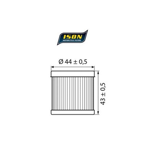 ISON 139 ELEMENT OIL FILTER