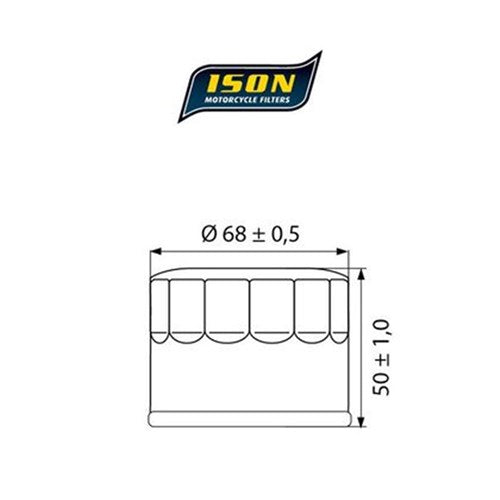 ISON 147 CANISTER OIL FILTER