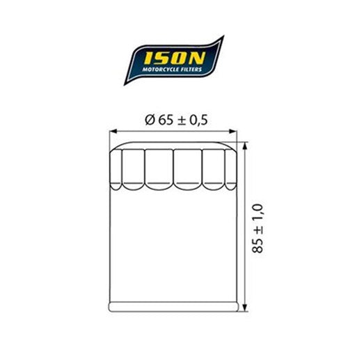 ISON 148 CANISTER OIL FILTER