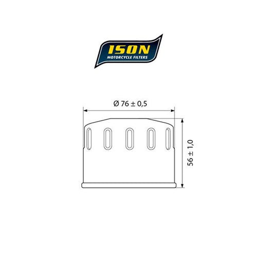 ISON 160 CANISTER OIL FILTER