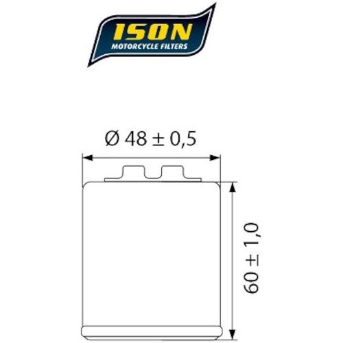 ISON 183 CANISTER OIL FILTER