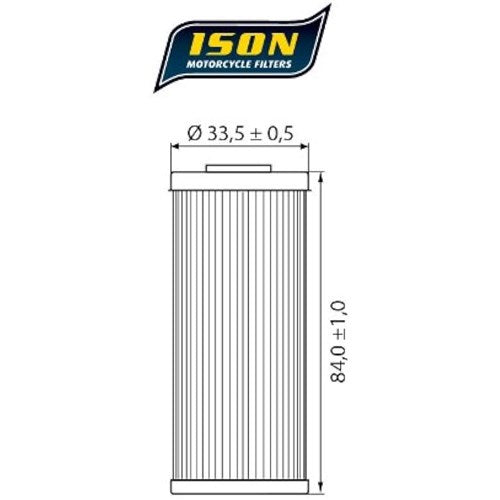 ISON 652 ELEMENT OIL FILTER