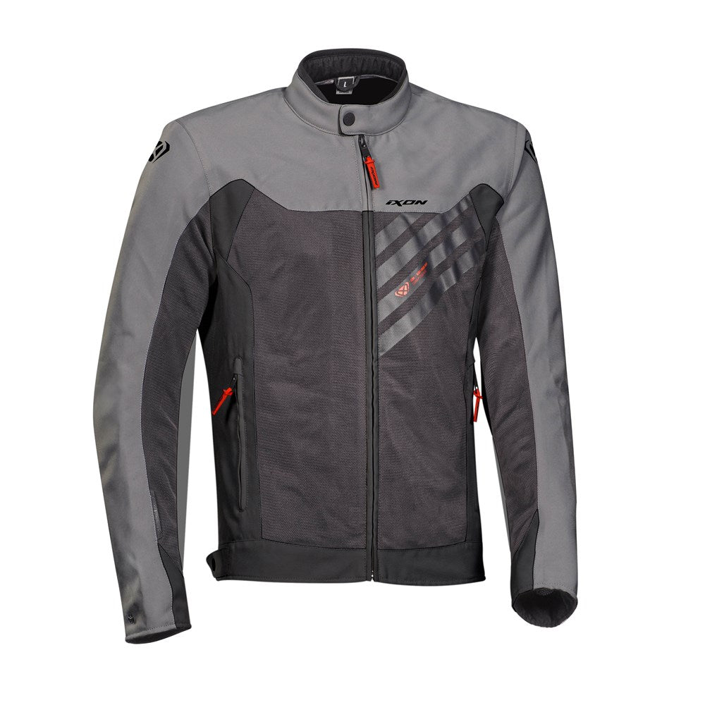 IXON ORION JKT ANTH/GRY/RED (SM)