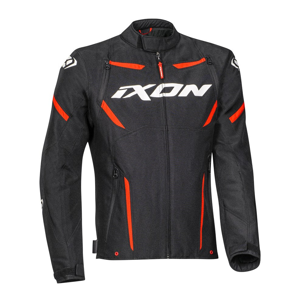 IXON STRIKER JKT BLK/WHT/RED (SM) [ONC01] #
