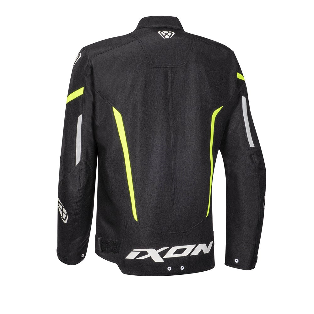 IXON STRIKER JKT BLK/WHT/YEL (LG) [ONC01] #