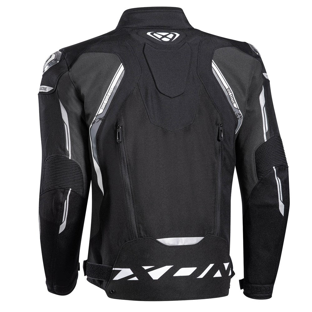 IXON BLASTER JKT BLK/WHT (LG) [ONC01] #