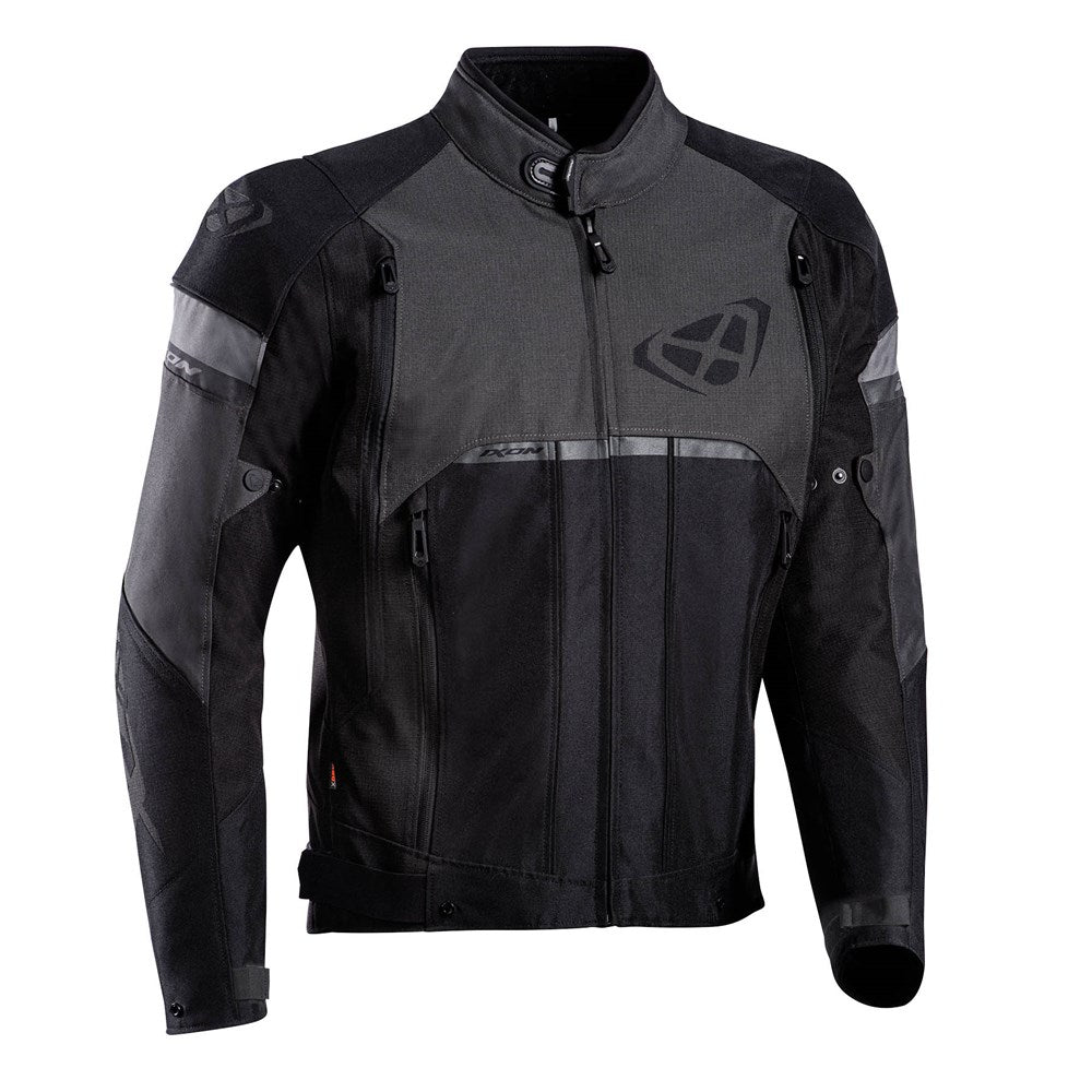 IXON ALL ROAD JKT BLK/GRY (SM) [ONC01] #