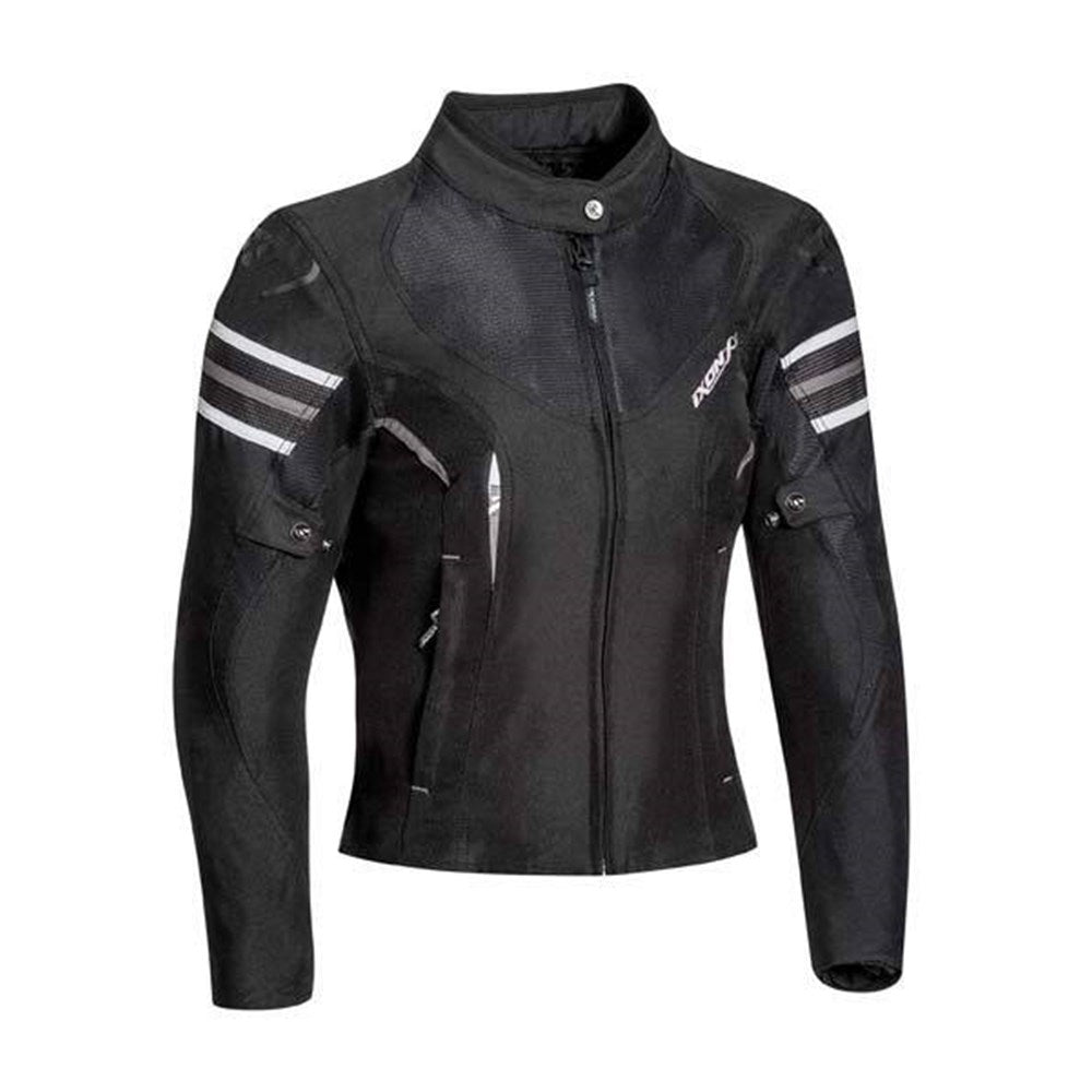 IXON ILANA LADY JKT BLK/WHT (2XL) [ONC01] #
