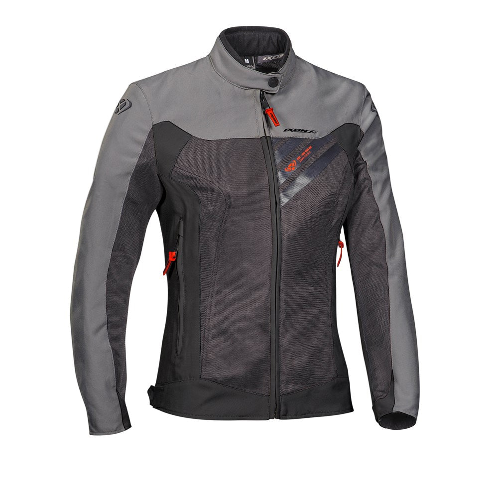 IXON ORION LADY JKT ANTH/GRY/RED (MD)