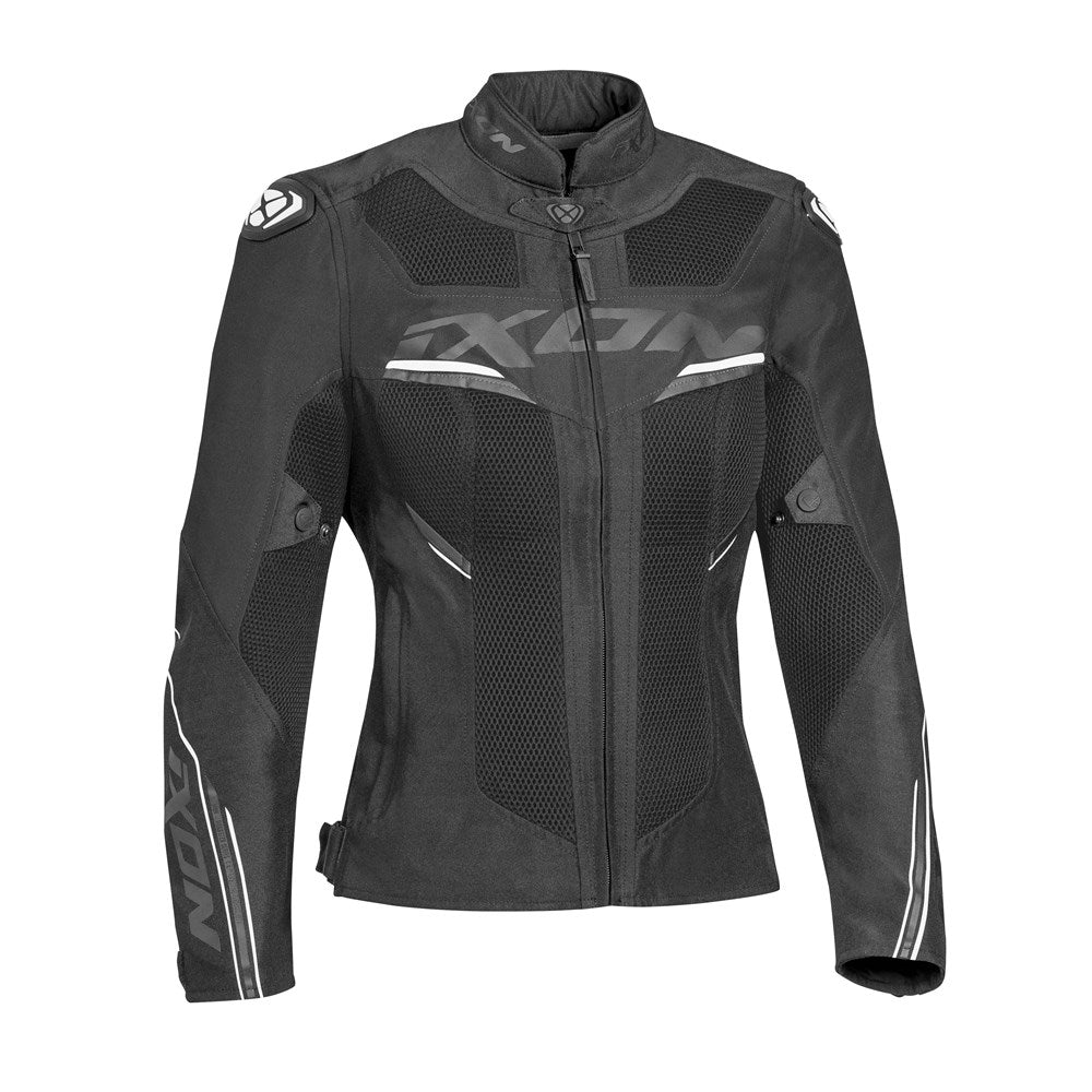 IXON DRACO LADY JKT BLK/WHT (2XL) [ONC01] #