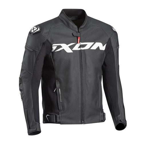 SPARROW LEATHER JACKET BLACK - WHIT