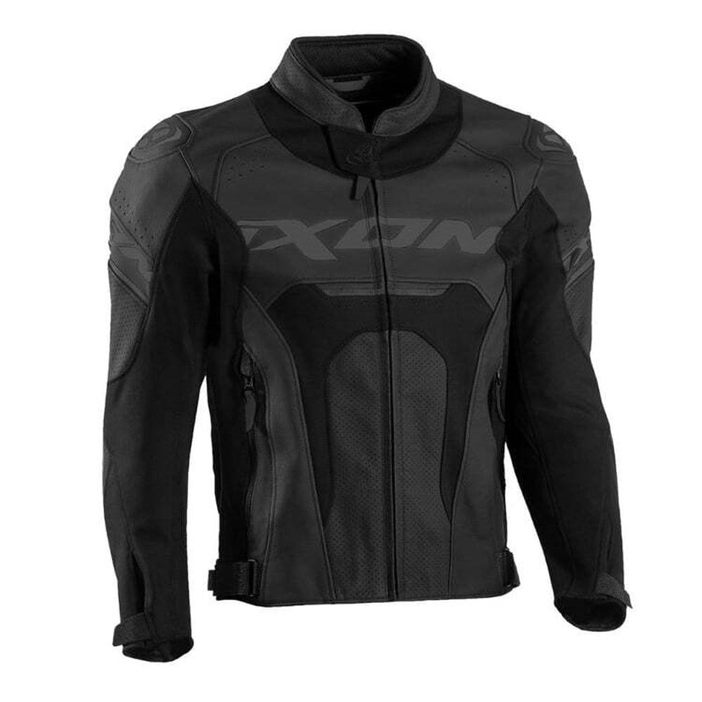 IXON JACKAL LEATHER JKT BLK (2XL) #