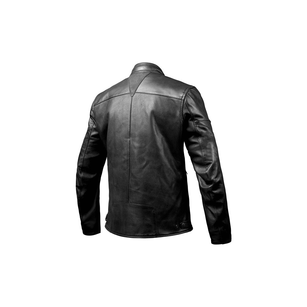 IXON CRANKY AIR LTHR JKT BLK (SM)