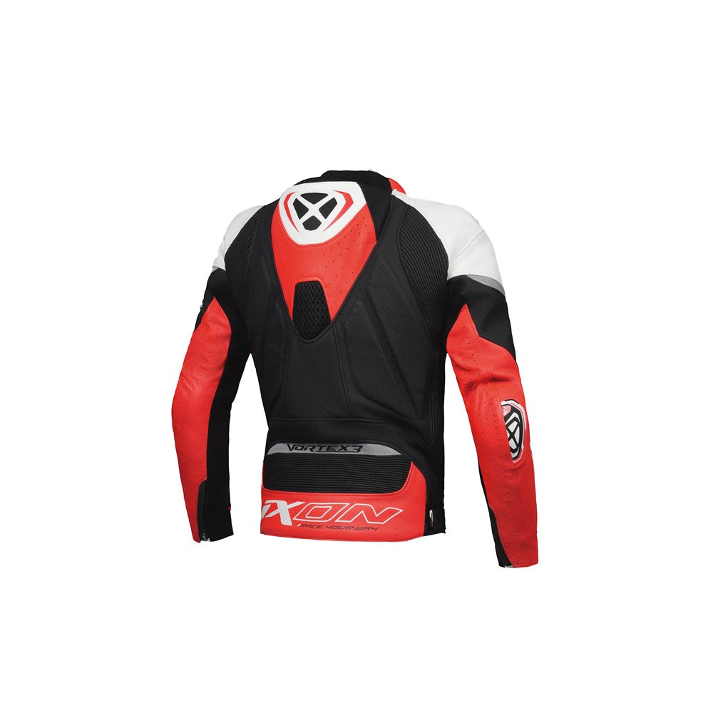 IXON VORTEX 3 JKT BLK/WHT/RED (LG)